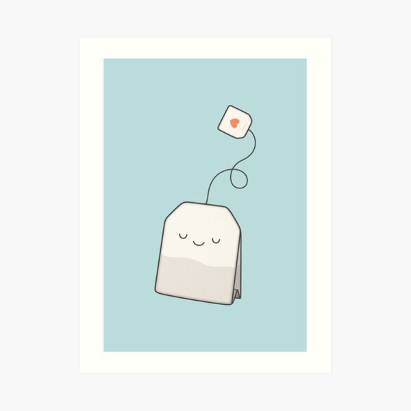La hora del té Lámina artística