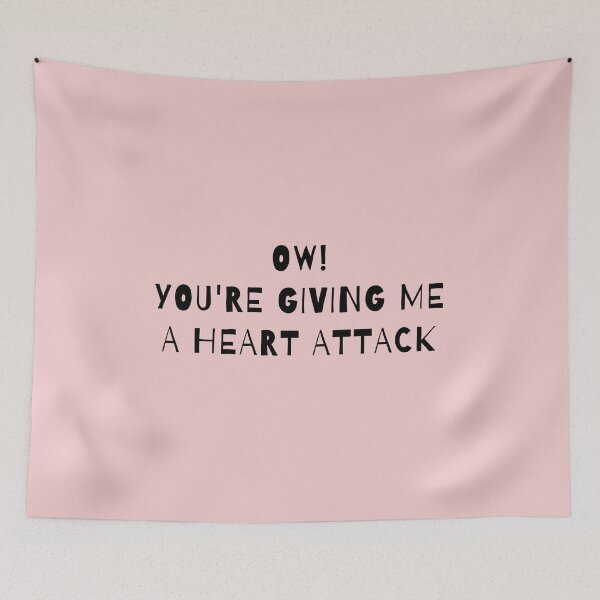 Item preview, Heart Attack Lyrics designed and sold by AprilCreations.