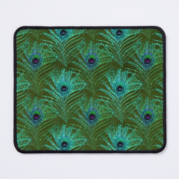 Item preview, Peacock Glitter Feather Pattern 10 designed and sold by AlokeDesigns.