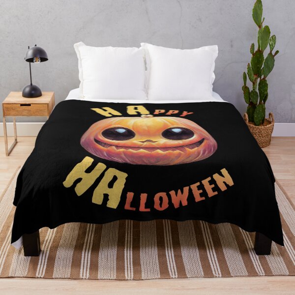 Item preview, Happy Halloween Creepy Cute Pumpkin Face designed and sold by TMBTM.