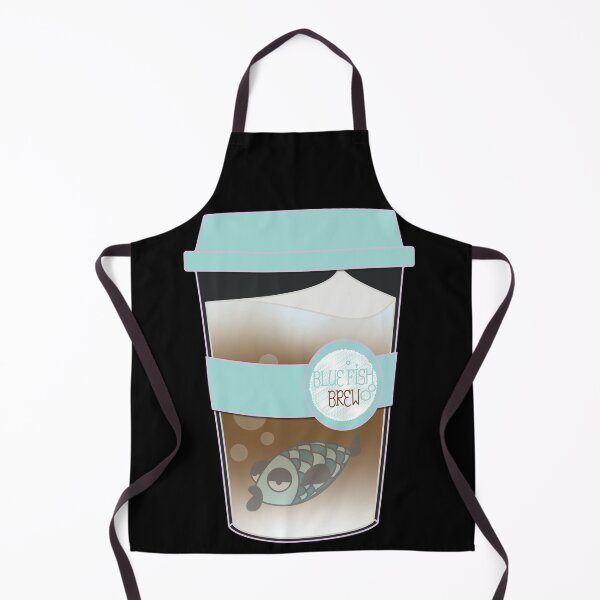 Item preview, Blue fish brew - Coffee cup designed and sold by LybiesMood.
