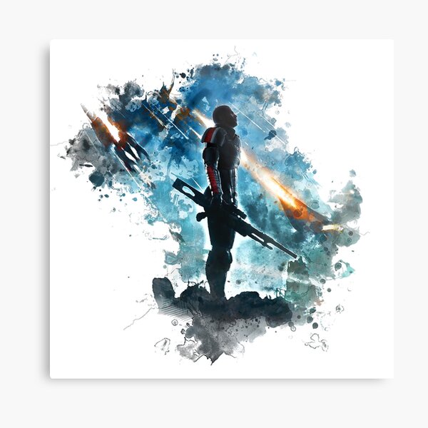 Mass Effect Metal Print