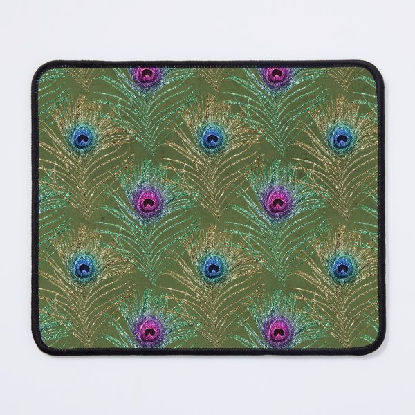 Item preview, Peacock Glitter Feather Pattern 13 designed and sold by AlokeDesigns.