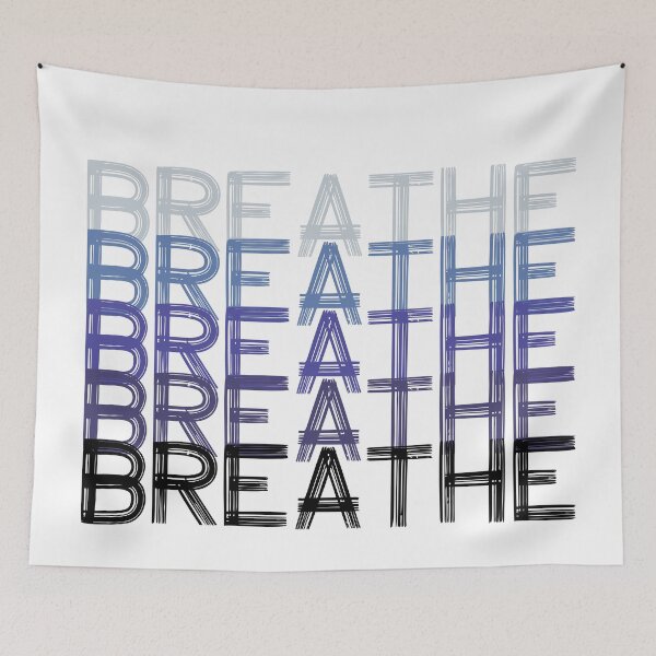Item preview, Breathe - Gradation - Cool Tones - Stacked Alphabet designed and sold by GWTF-Designs.