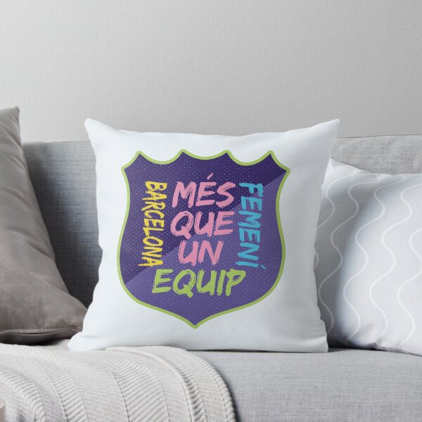 Item preview, Barcelona Femeni Team Crest Purple (WOSO/FutFem) designed and sold by Numero14.