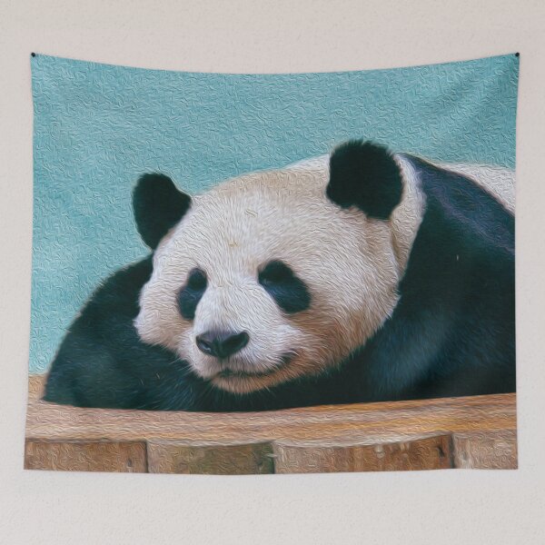 Item preview, Panda Laying Down designed and sold by friendlyfauna.