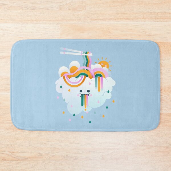 Item preview, Rainbow Noodles in Cloud Bowl designed and sold by no-eye-deer.
