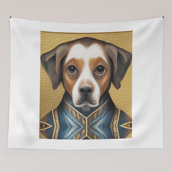 Item preview, Custom Pet Portrait Painting Canvas, Renaissance Dog Portrait from Photo, Royal Pet King Portrait Painting Digital Art, Portrait Art Design designed and sold by KAONZA.