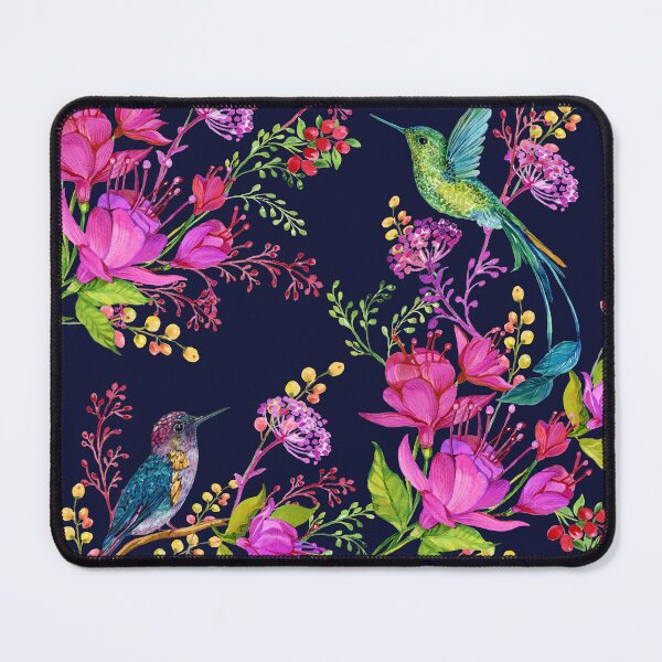 Item preview, Hummingbird Floral Pattern 14 designed and sold by AlokeDesigns.