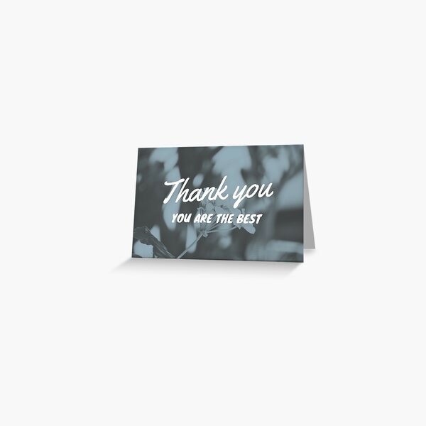 Thank you Greeting Card