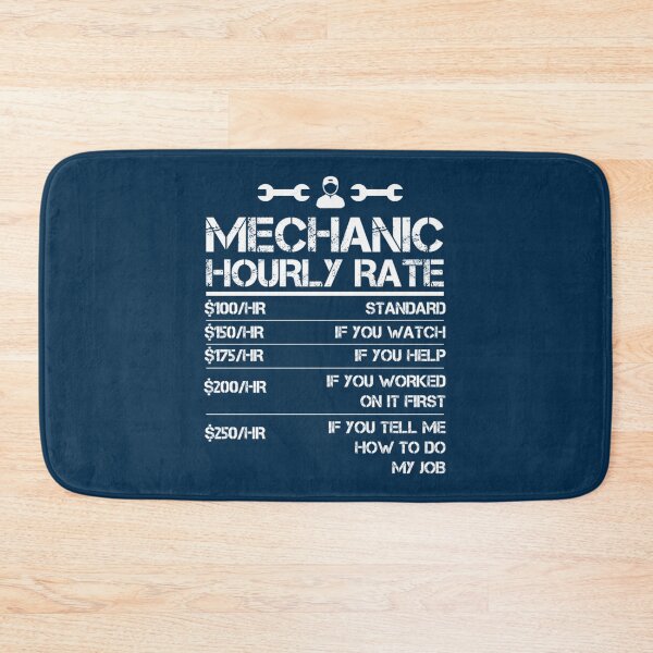 Item preview, Mechanic Hourly Rate Funny Gift Shirt For Men Labor Rates   designed and sold by TeacherConfetii.