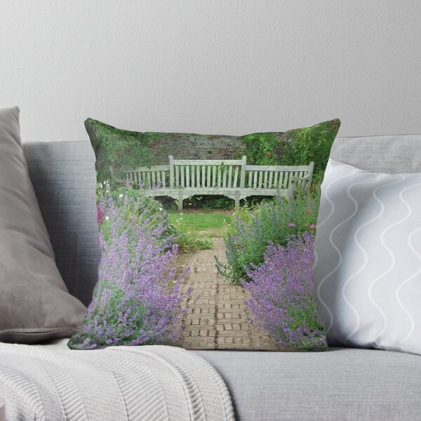 Item preview, Old garden bench at Barrington Court Gardens designed and sold by Floral-Art.
