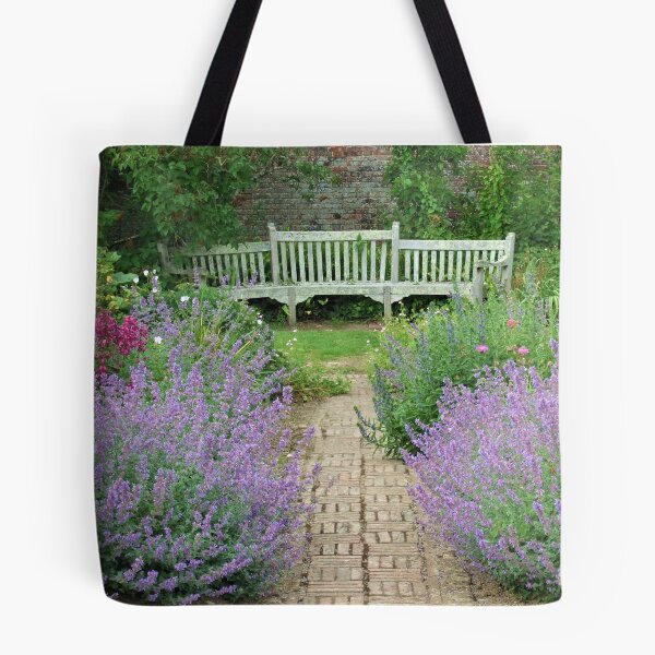 Item preview, Old garden bench at Barrington Court Gardens designed and sold by Floral-Art.