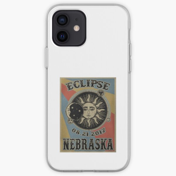 VINTAGE NEBRASKA SOLAR ECLIPSE 2017 POSTER - SHIRT iPhone Soft Case