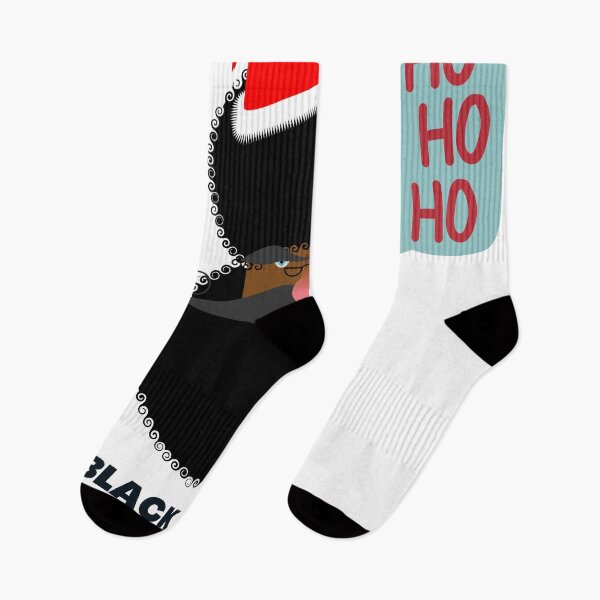 Item preview, Black Santa Merry Christmas designed and sold by Quirky Dez.