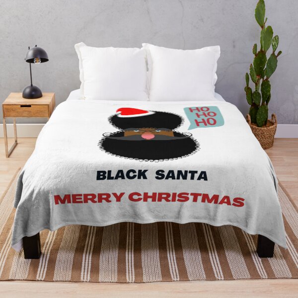 Item preview, Black Santa Merry Christmas designed and sold by Quirky Dez.