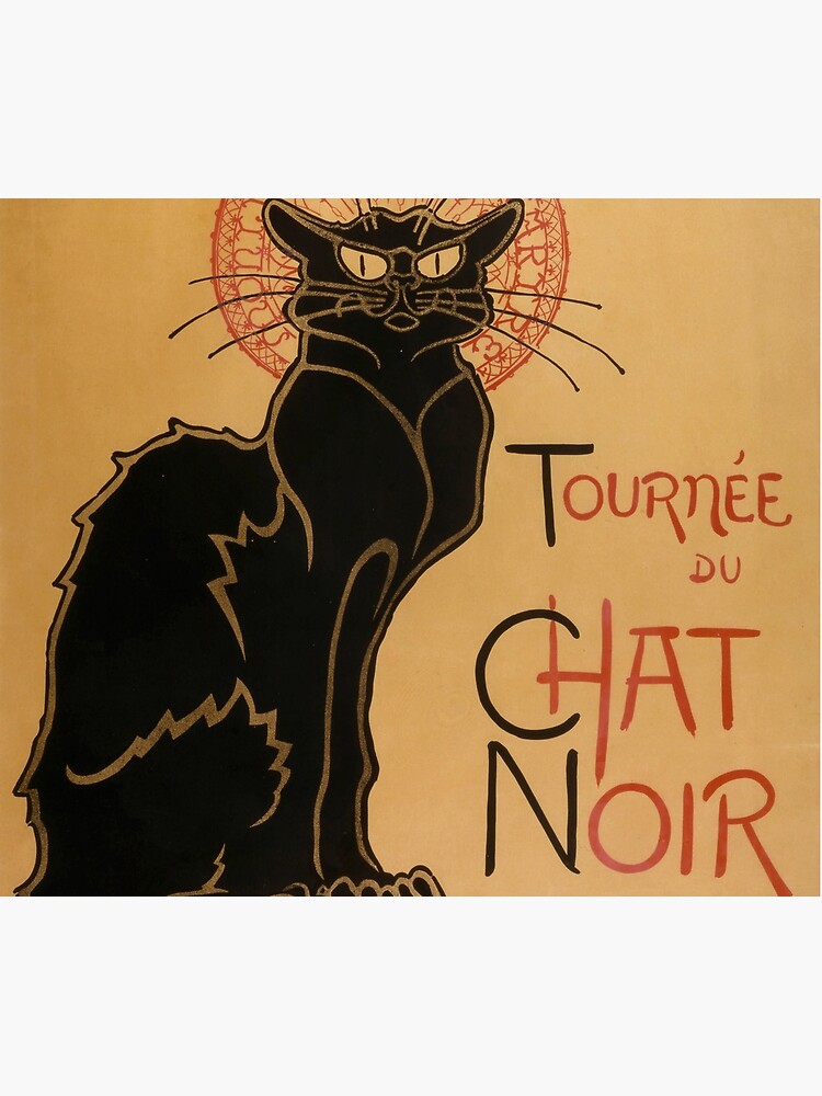 Le Chat Noir The Black Cat Poster by Théophile Steinlen by podartist