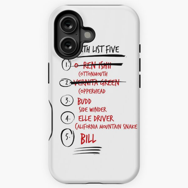 Item preview, Kill Bill - La lista de muertes de la novia 5 designed and sold by LiunaticFringe.