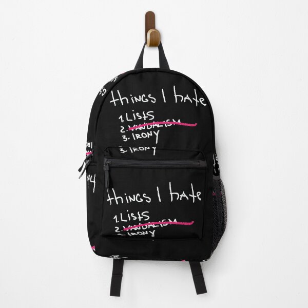 Item preview, i hate lists (white text on black) designed and sold by Rzera-.