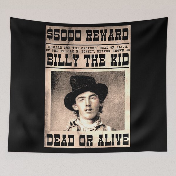 Item preview, BILLY THE KID : Vintage Restored Wanted Poster designed and sold by posterbobs.