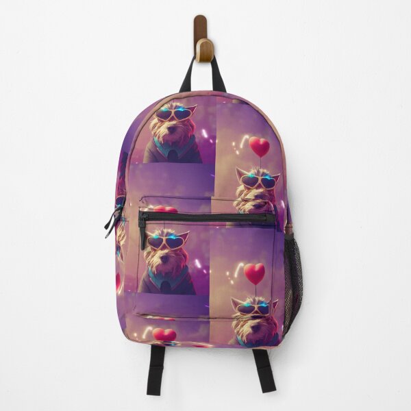 Item preview, Cool dog spreading love designed and sold by Elflena.