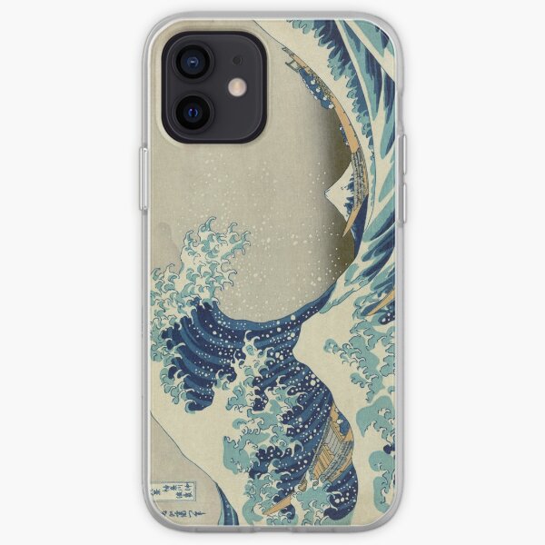 The Classic Japanese Great Wave off Kanagawa by Hokusai iPhone Soft Case