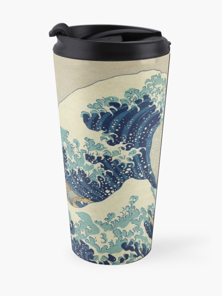Alternate view of The Classic Japanese Great Wave off Kanagawa by Hokusai Travel Mug