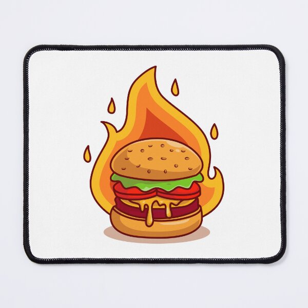 Item preview, Burger Cheese With Fire designed and sold by KandMe.