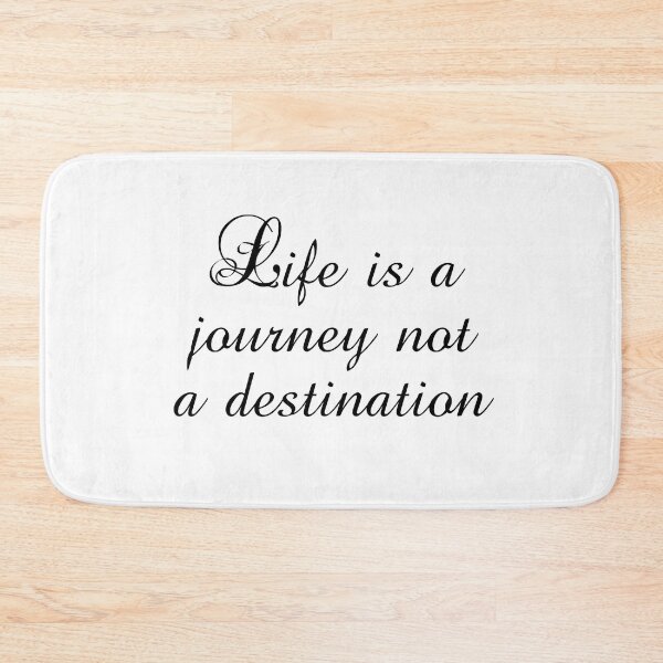 Item preview, Life Is A Journey Not A Destination - Ralph Waldo Emerson Quotes designed and sold by PhiloJourney.