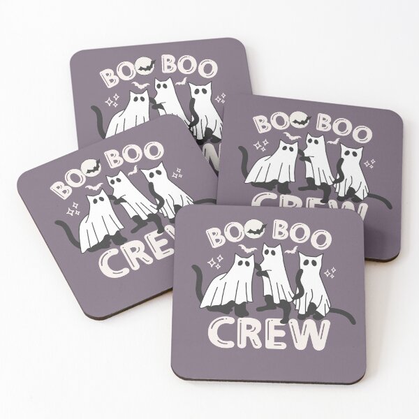 Item preview, Boo Boo Crew Cat Ghost Happy Halloween Fall Family Costume with Dog Cat Baby Matching designed and sold by JooArtPrints  ★★★★★.