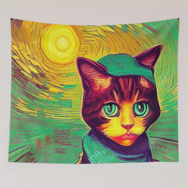 Item preview, Cat and the Sun designed and sold by PlacidHinds.
