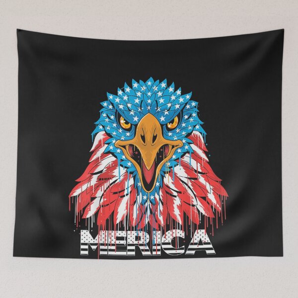 Item preview, Patriotic Eagle Merica designed and sold by hongthienkhai.
