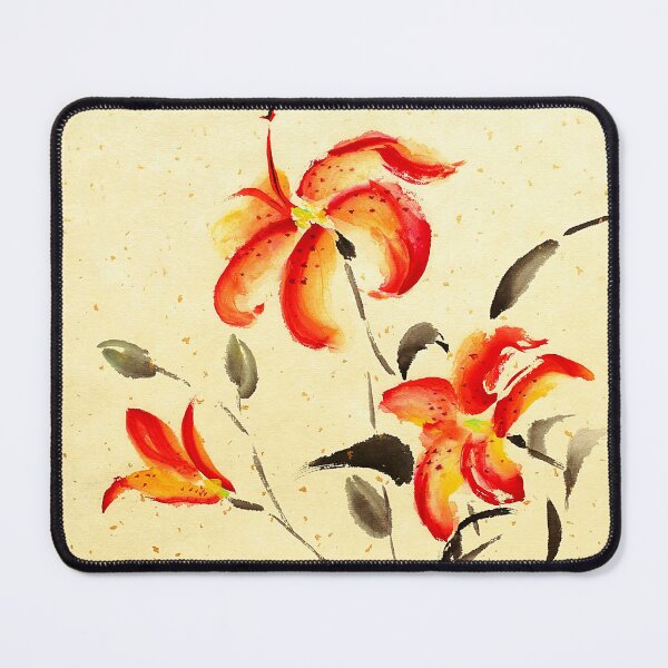 Item preview, Tiger Lily - red - no Cally designed and sold by Birgit Moldenhauer.