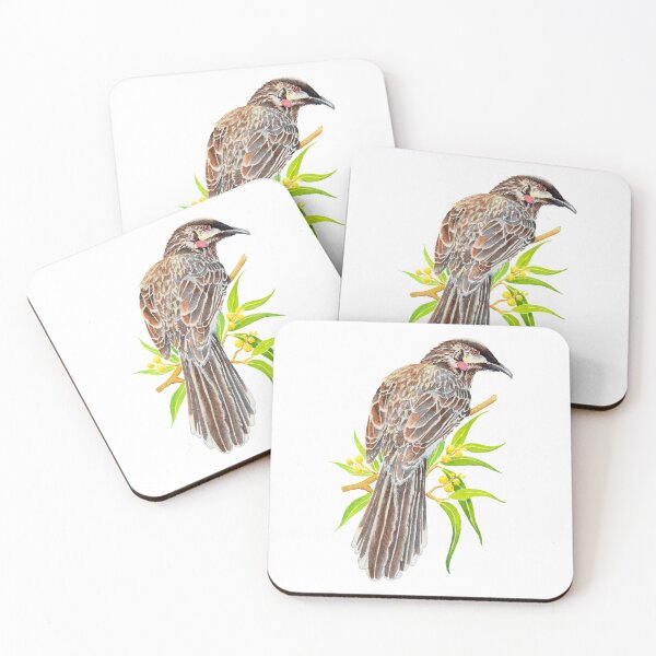 Item preview, Red Wattlebird - Australian Bird designed and sold by Zoya Makarova.