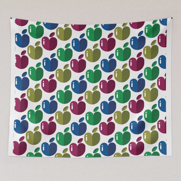 Item preview, Colorful apple pattern designed and sold by RaionKeiji.