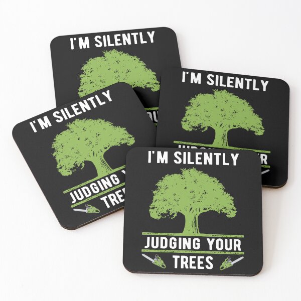 Item preview, I'm Silently Judging Your Trees Arborist: Tree Surgeon Climber, Funny Arborist Gift designed and sold by Adexyl.