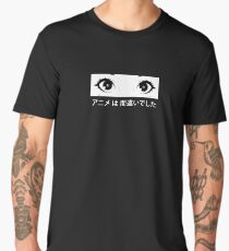 Anime was a Mistake Eyes Men's Premium T-Shirt