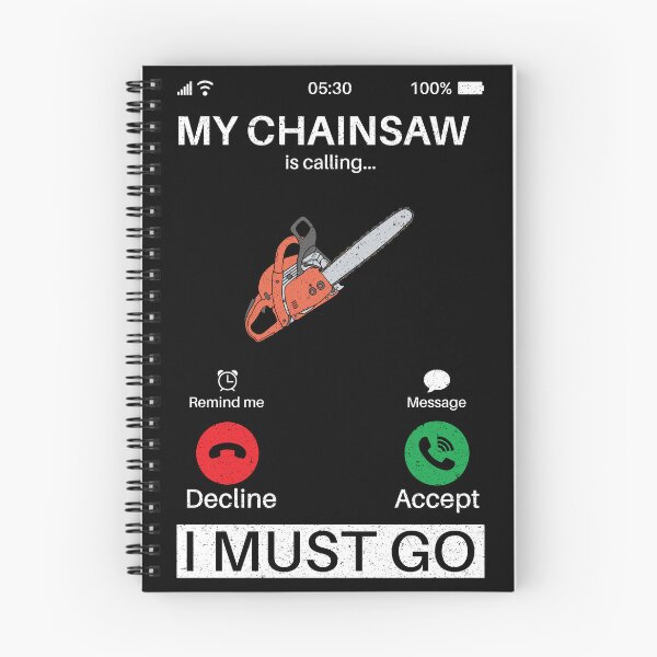 Item preview, My Chainsaw Is Calling I Must Go Arborist: Tree Surgeon Climber, Funny Arborist Gift designed and sold by Adexyl.