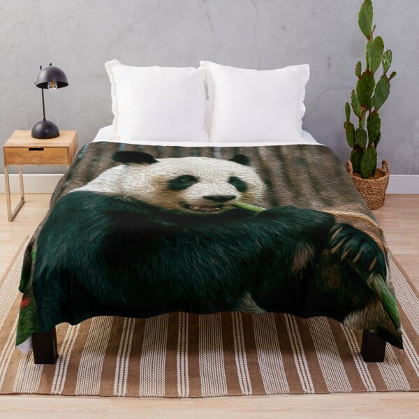 Item preview, Panda Munching on some Bamboo designed and sold by friendlyfauna.