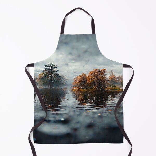 Artikelvorschau, Foggy Lake Fallende Regentropfen an einem regnerischen Herbsttag entworfen und verkauft von Unwind-Art-Work.