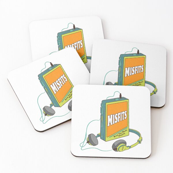 Item preview, Misfits _ Retro Walkman Design _ Retro Music Art  designed and sold by Faustine Arreola.
