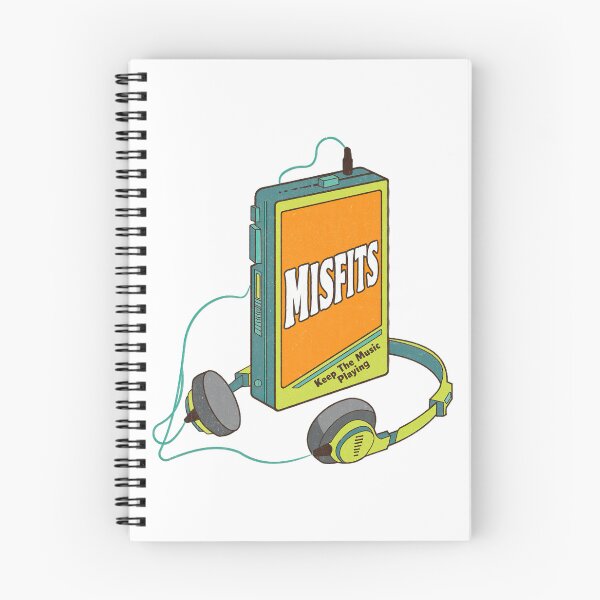 Item preview, Misfits _ Retro Walkman Design _ Retro Music Art  designed and sold by Faustine Arreola.