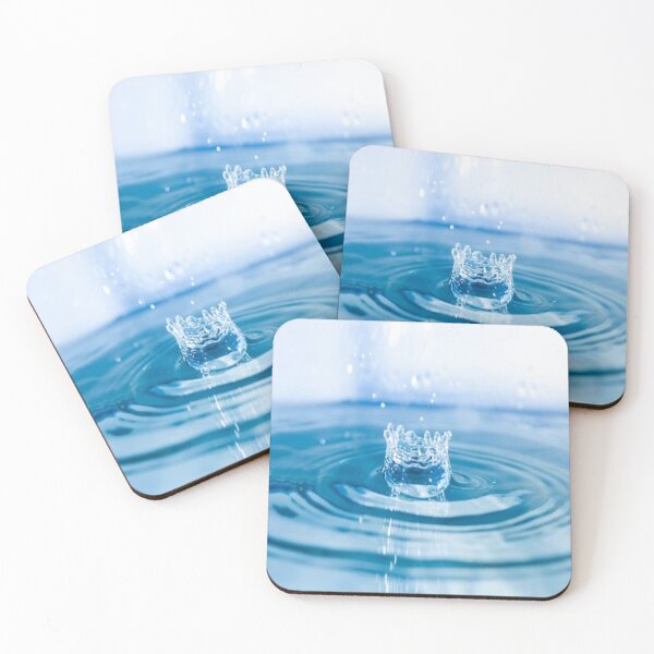 Item preview,  Cool blue waterdrops seamless pattern designed and sold by BEAUTY ⭐⭐⭐⭐⭐.