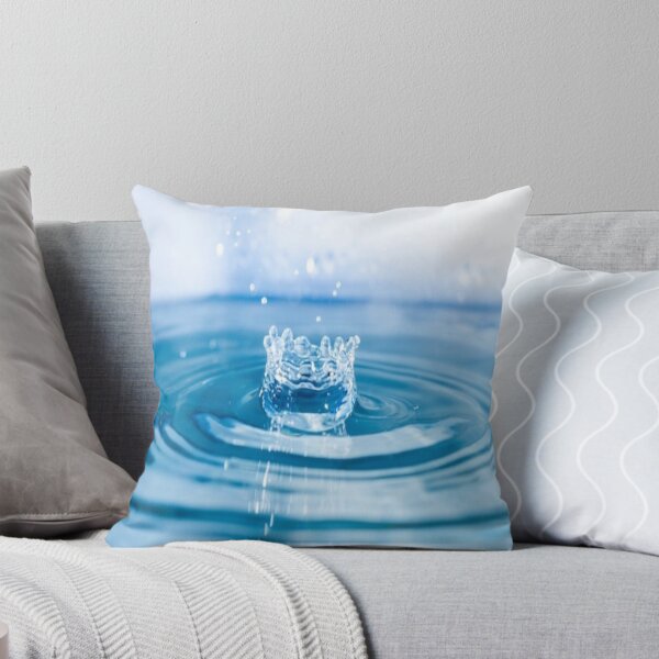 Item preview,  Cool blue waterdrops seamless pattern designed and sold by BEAUTY ⭐⭐⭐⭐⭐.
