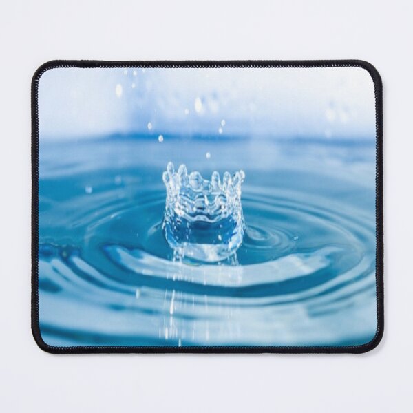 Item preview,  Cool blue waterdrops seamless pattern designed and sold by BEAUTY ⭐⭐⭐⭐⭐.