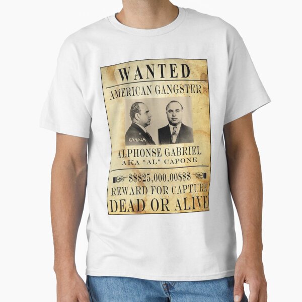 Item preview, AL CAPONE : Vintage Gangster Wanted Poster designed and sold by posterbobs.