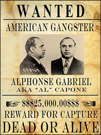 Gangster Wanted Posters