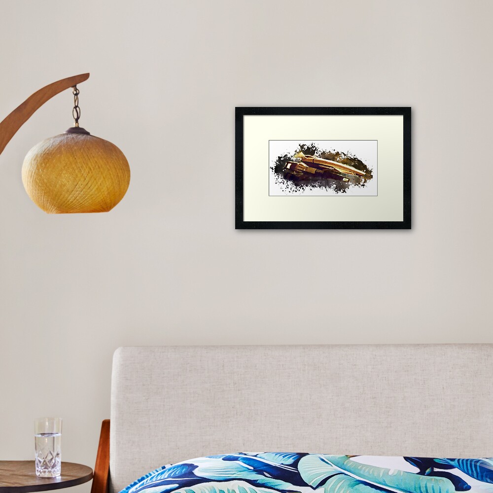 Mass Effect Normandy Framed Art Print