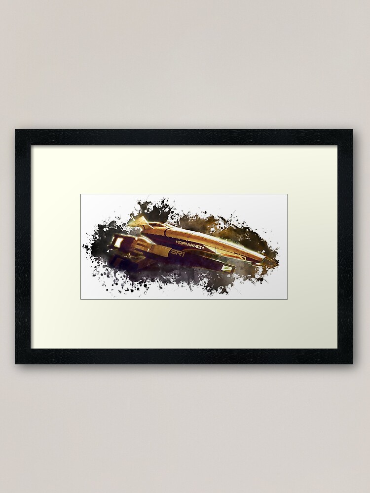 Alternate view of Mass Effect Normandy Framed Art Print