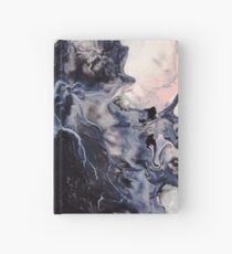Schwarz-Weiß-Splash Notizbuch